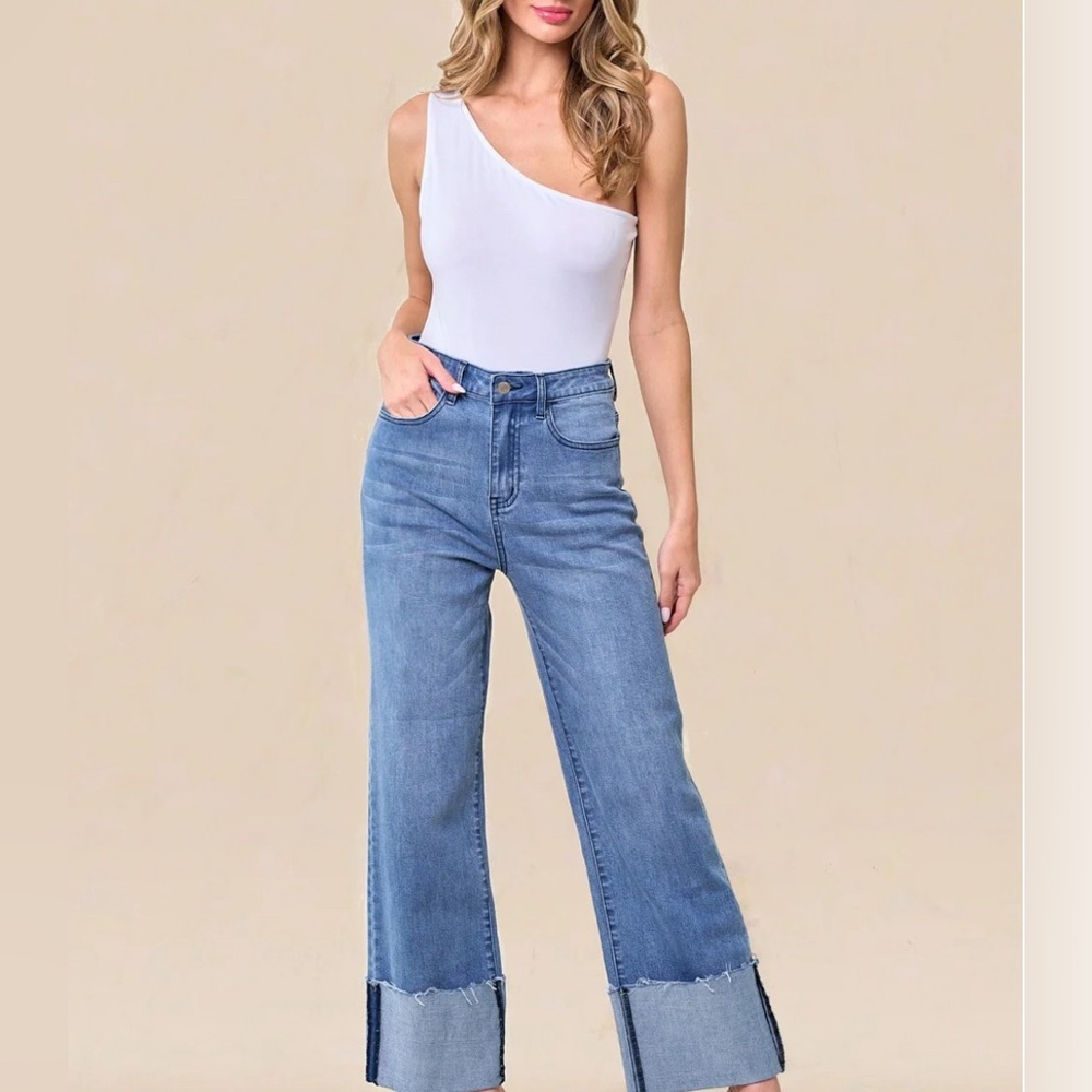 Wide Cuff Jeans